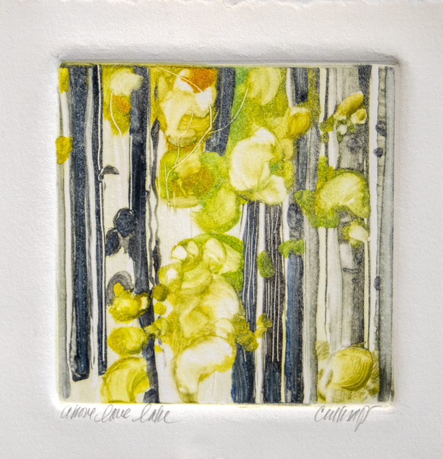 Love lake, Colorado, aspens, fall