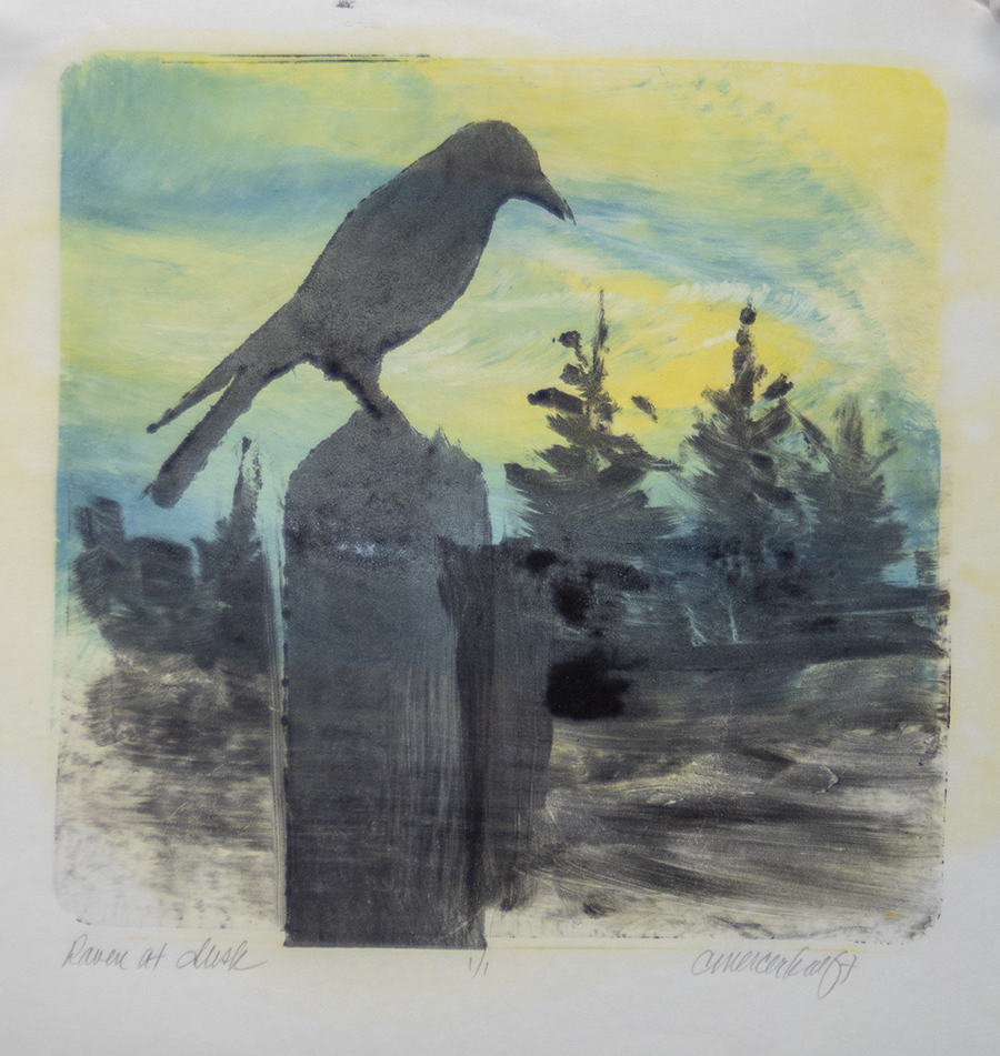 Raven, Colorado, dusk